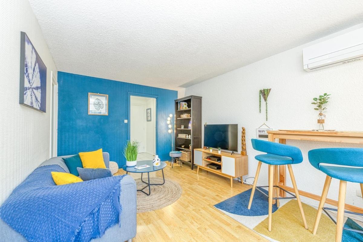 Charming T2, Wifi, Air Conditioning, Balcony Grenoble Exteriér fotografie